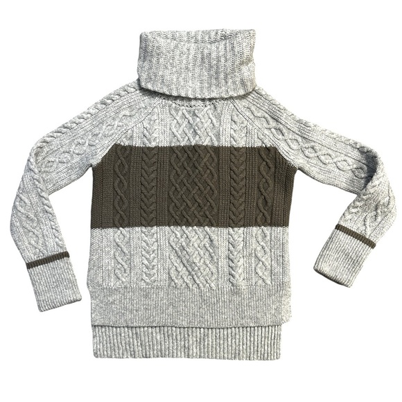 Madewell Turtleneck Cable Knit City Block Sweater Women’s size‎ XS Oversized - Picture 4 of 7
